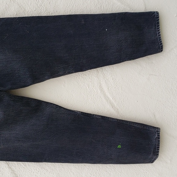 COS Paint Splattered Jeans Women's Size 29 Washed Black High Rise Straight Leg - Picture 9 of 15